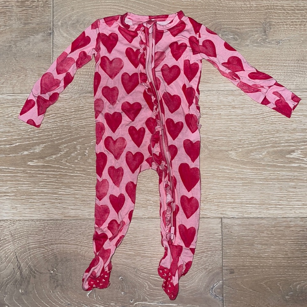 Posh Peanut Queen of Posh Footie Ruffled Zippered One Piece - 3-6 months